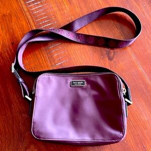Lovely Kate Spade nylon satchel purse.